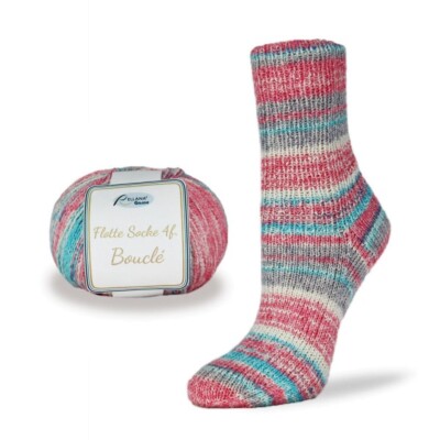 Flotte Socke 4f. Bouclé 50g von Rellana - (59,00 /1kg)