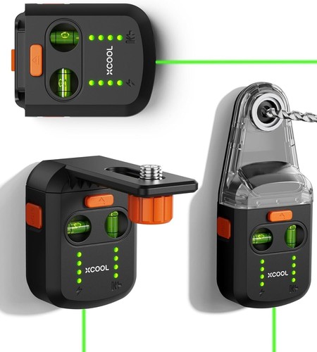 3 in 1 Laser Level Tool with Line Laser,Drill Dust Collector & Laser Level Stand