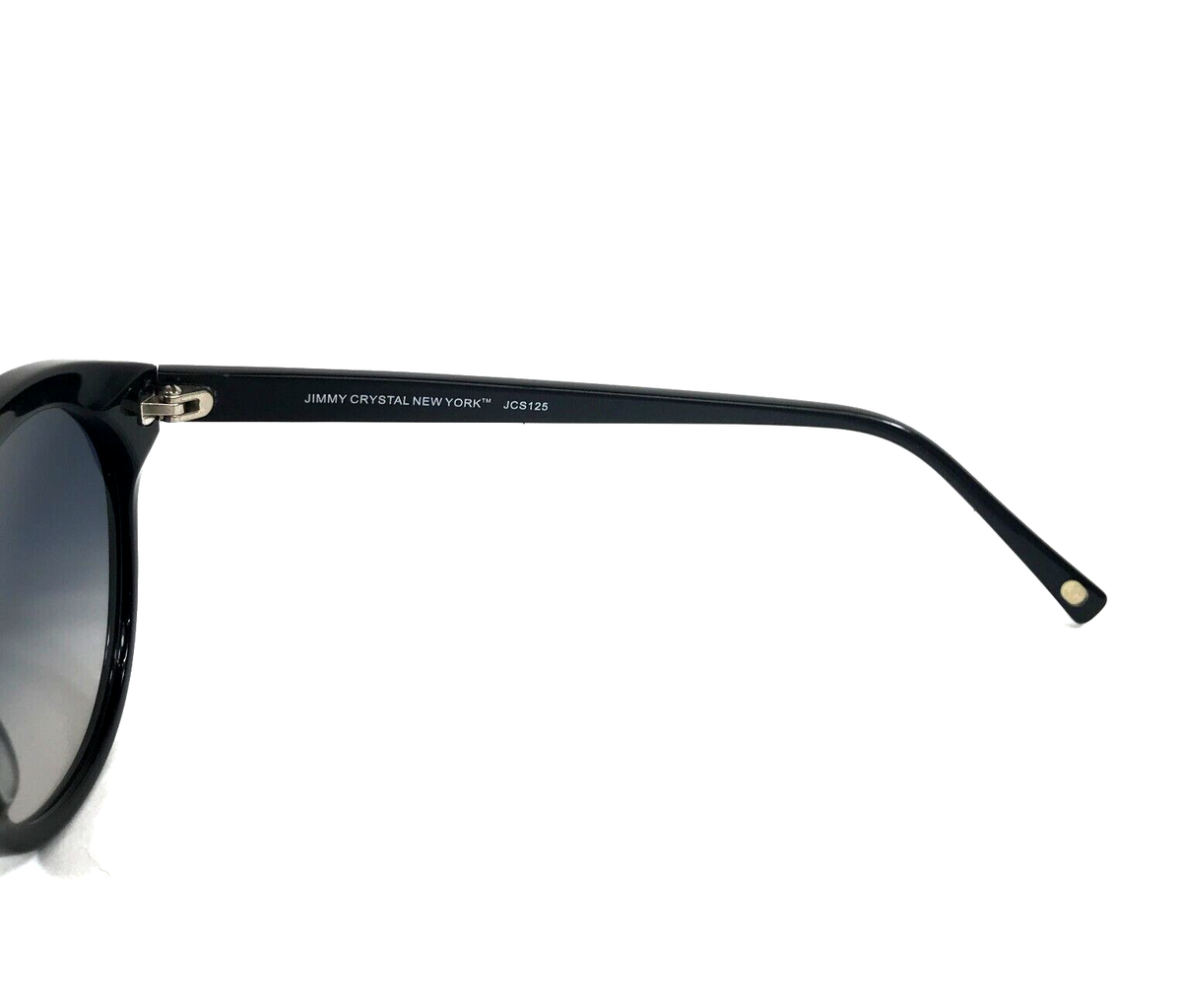 Jimmy Crystal New York Sunglasses JCS125 BLACK Round Frames  display picture 2