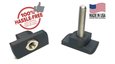 Drop-in T-Nut Stud Mount Gladiator Gearwall Geartrack Carbon Composite 5/16-18