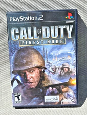 Call Of Duty Finest Hour COD PS2 PlayStation 2 Complete Tested CIB Game Manual J