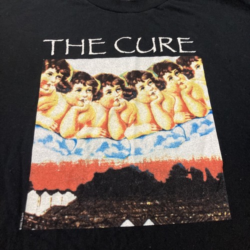 Vintage The Cure Japanese Whispers Rock Band T Shirt Black Size Large - Picture 2 of 5