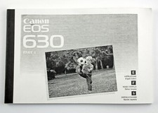 196583 Canon EOS 630 User Instructions Part I in English, French, Spanish