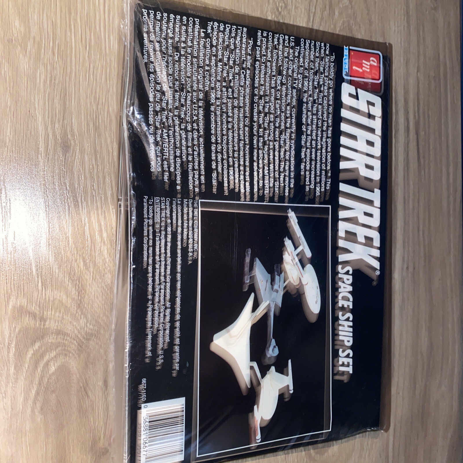 1989 ERTL AMT Star Trek Space Ship Set Model Kit # 6677 Enterprise for ...