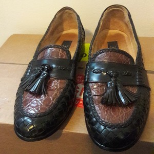 zelli crocodile loafers