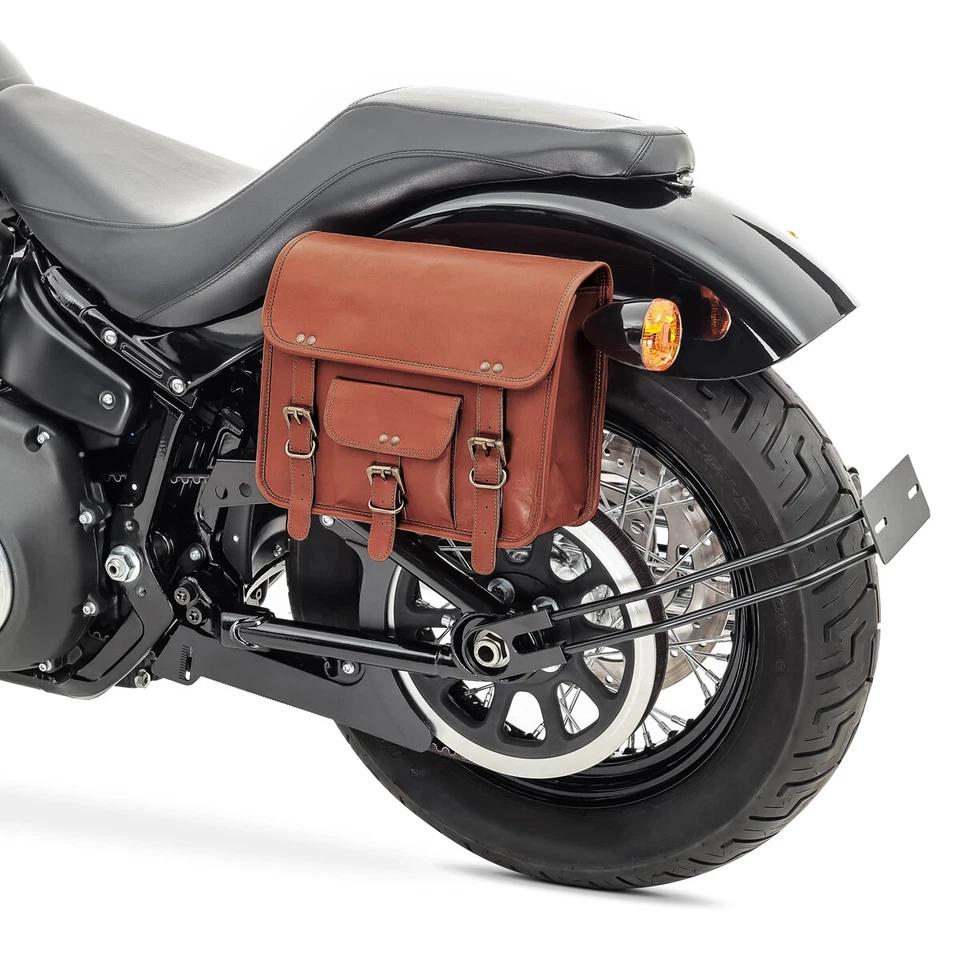 Saddlebag Vintage for BMW R NineT Racer / Scrambler Craftride SV1 br Foto 3 de 4