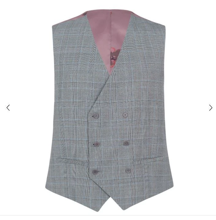 TED BAKER Tyne Suit Waistcoat Grey Slim Fit Size 42R REF113 eBay