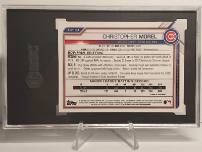 2021 Bowman Chrome Saphire Christopher Morel First Bowman | eBay