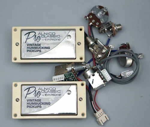Epiph ALNICO CLASSIC Pickups w/ Wiring Harness For Epiphone&Gibson Les Paul