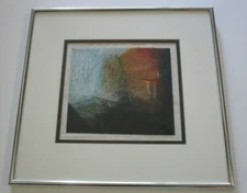 JUDITH HEBREW SIGNED ABSTRACT DRAWING MODERNIST EXPRESSIONISM NON OBJECTIVE