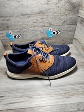 Cole Haan Grand Tour Knit Mens Size 10M Oxford Shoes Marine Blue Tan C31348 Cole Haan Grand Tour Knit Mens Size 10M Oxford Shoes Marine  main image 4