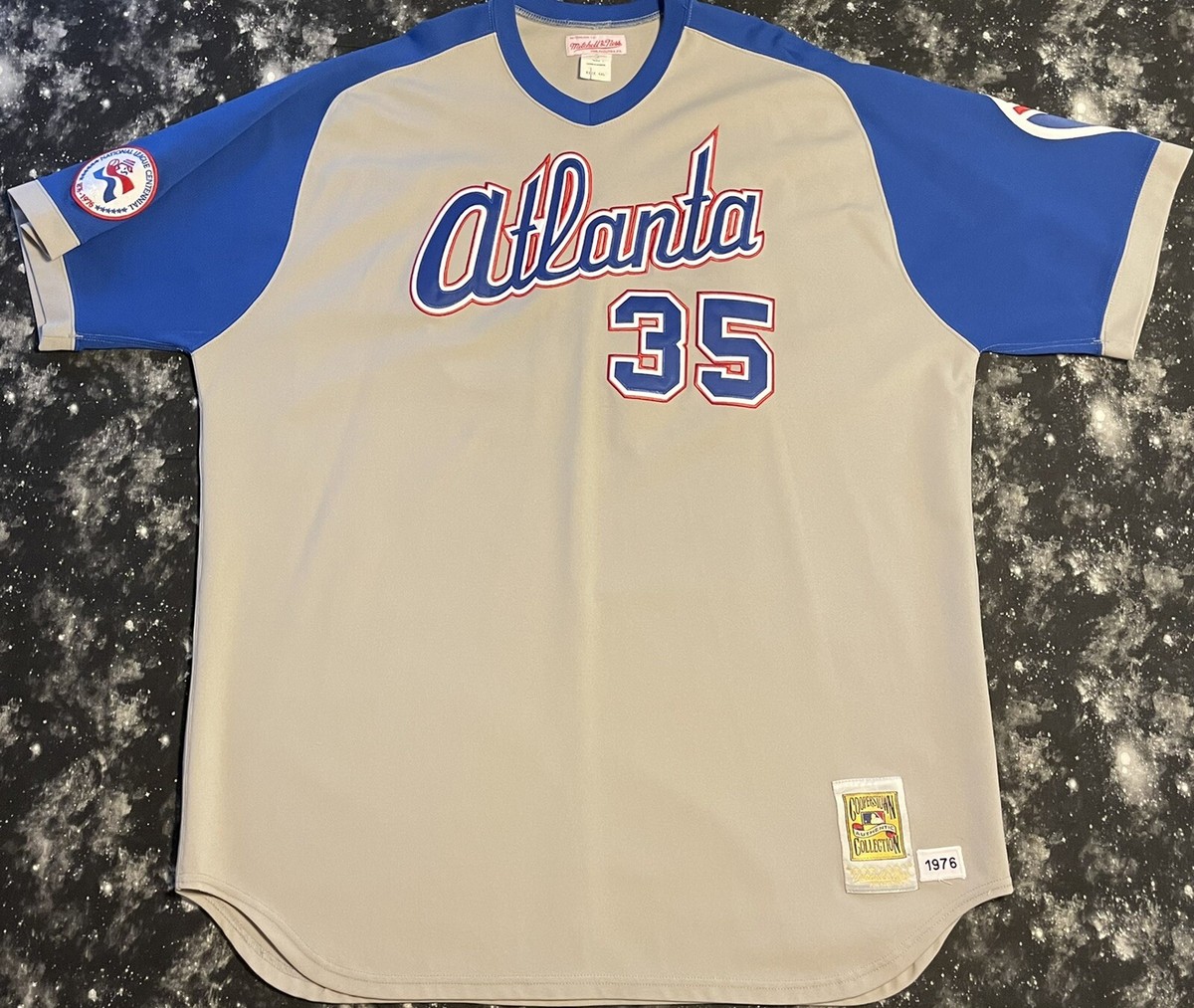 MLB Braves Niekro 35 ジャージ 48(XL) Phil Niekro Atlanta Braves #35 Majestic Cooperstown