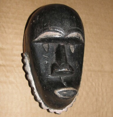 Rare African Tribal Art Dan Monkey Passport Mask Africa Baule