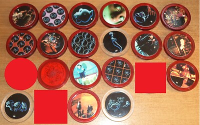 LOT DE 8 POGS KINI Barbie Casper EUR 3,90 - FR