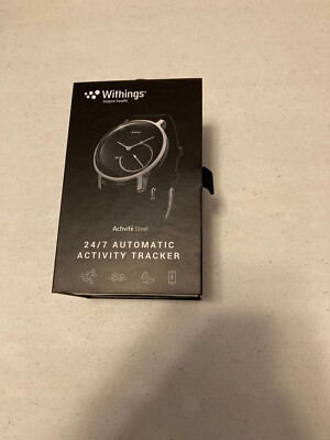 Withings Activite Steel Activity and Sleep Tracking Watch - Black
