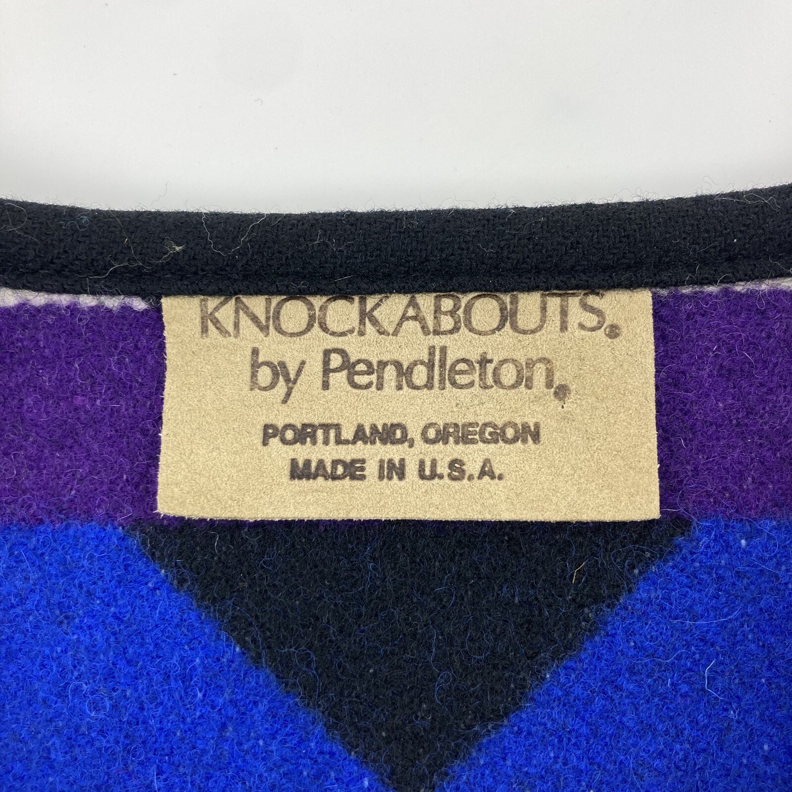 Pendleton KnockAbouts Vest Rad 1980's Vintage Nav… - image 2