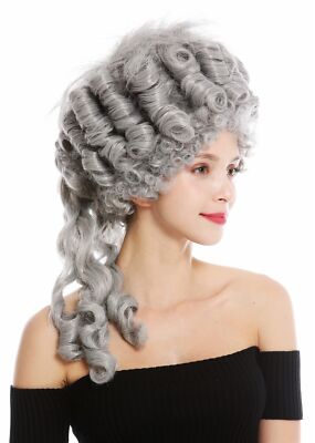 Perücke Damen Karneval Barock Turmfrisur Beehive Pompadour Grau 91029-ZA68E