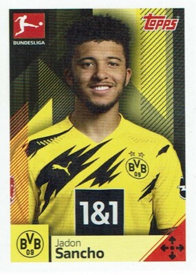 Topps Bundesliga 20/21 Official Stickers 2020/2021 No. 118 Jadon Sancho