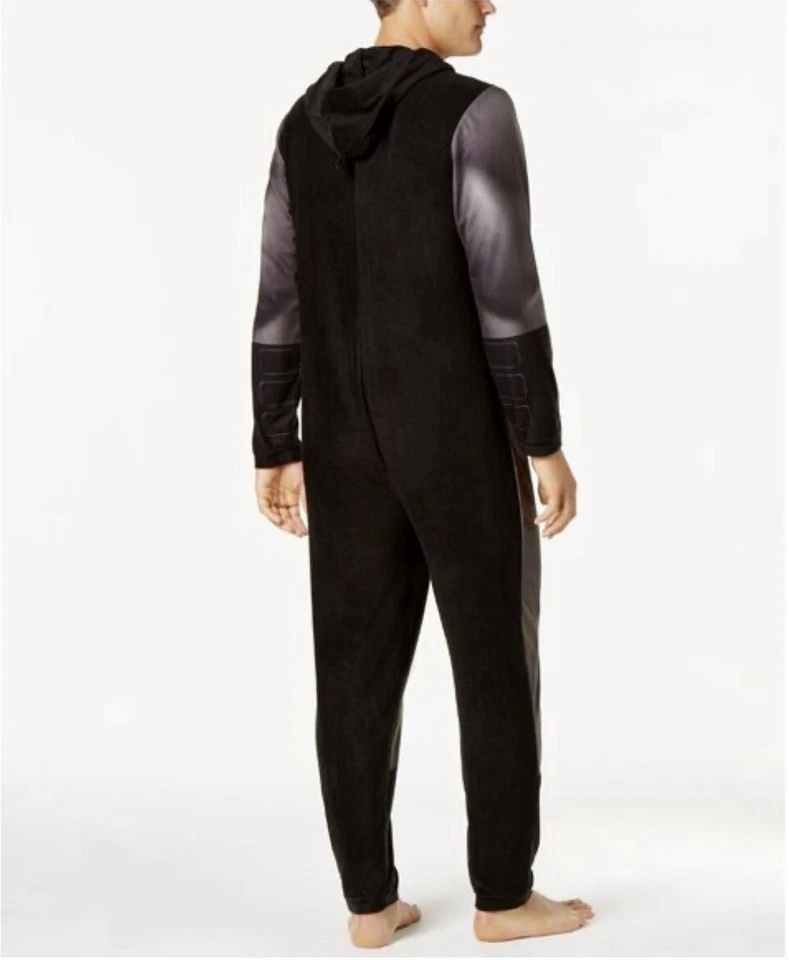 NUEVO CON ETIQUETAS Para hombres Brevemente Declarado Batman DC Comics Mono Disfraz Pijama Grande Con Capucha Foto 2 de 4