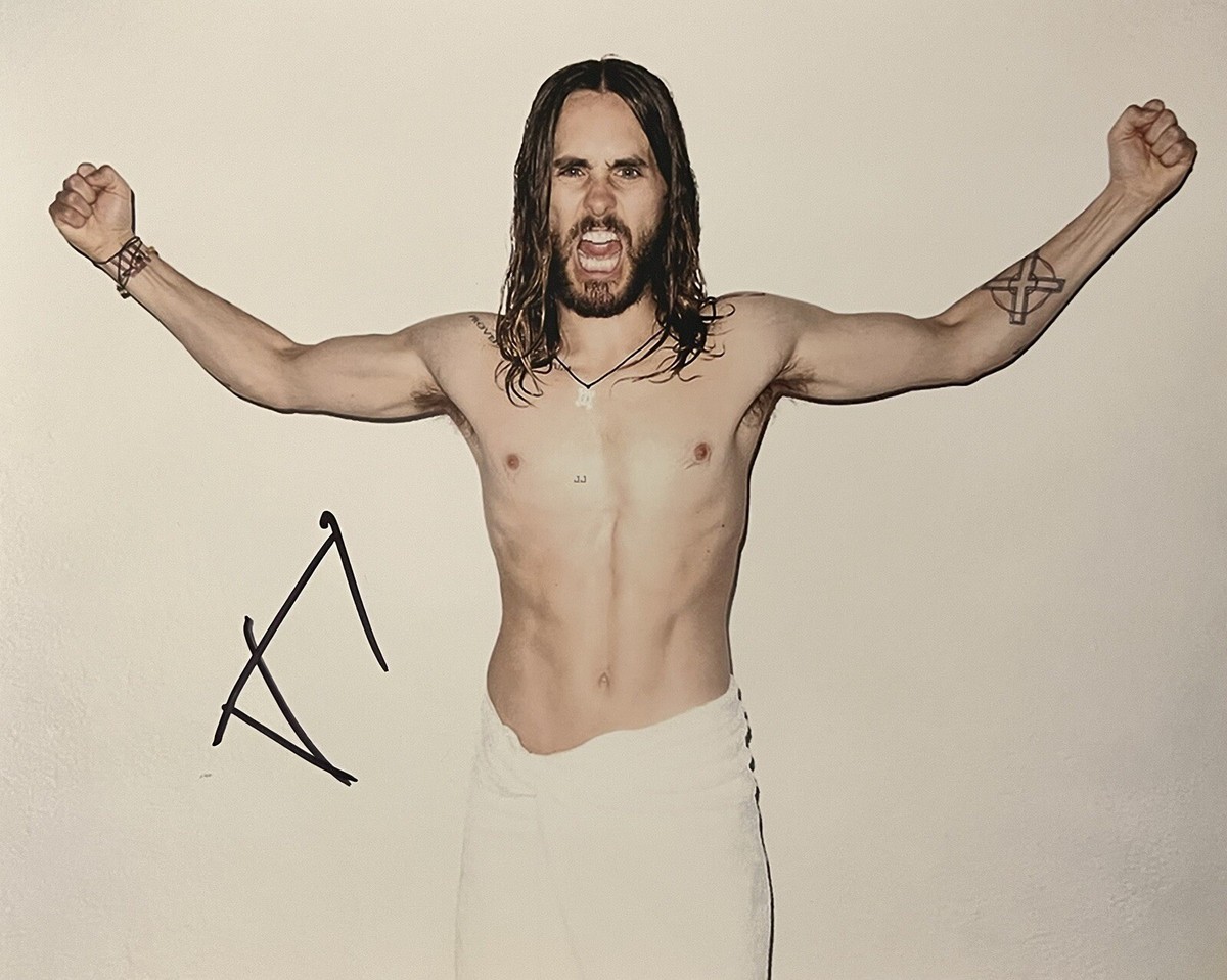 Jared Leto Autographed Signed 8x10 Color Photo Sexy Shirtless | eBay