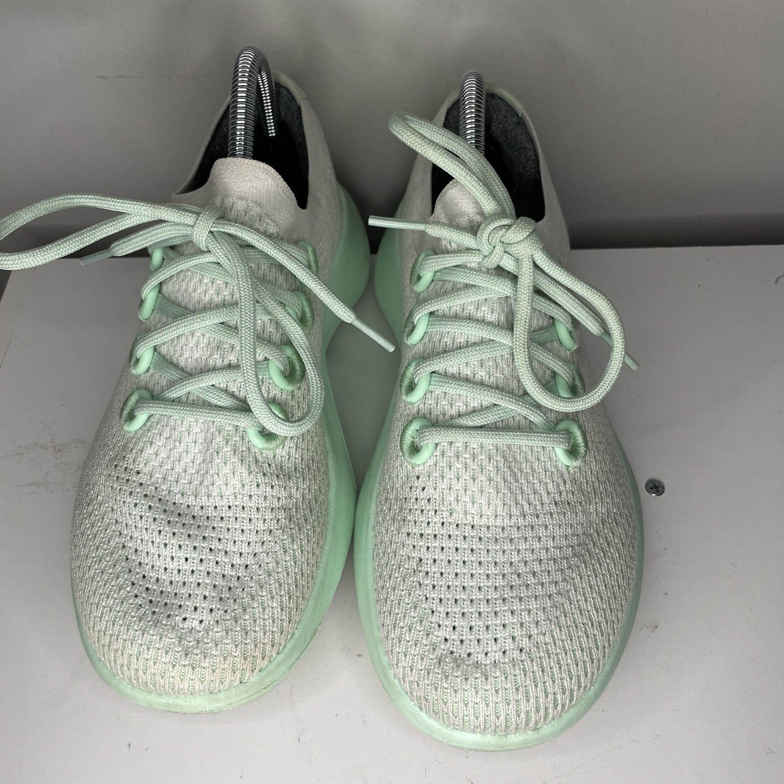 Allbirds Tree Dasher Women US 9 Running Shoes Mint Green White No