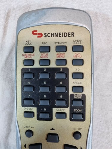 Modelo remoto original Schneider original genuino: DVD-1003 - (15) - Imagen 6 de 12