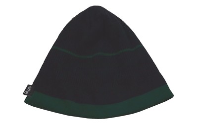 Lrg BOLDER THAN BOULDER Black Green Stripe Knit Cap Hat Men's Beanie