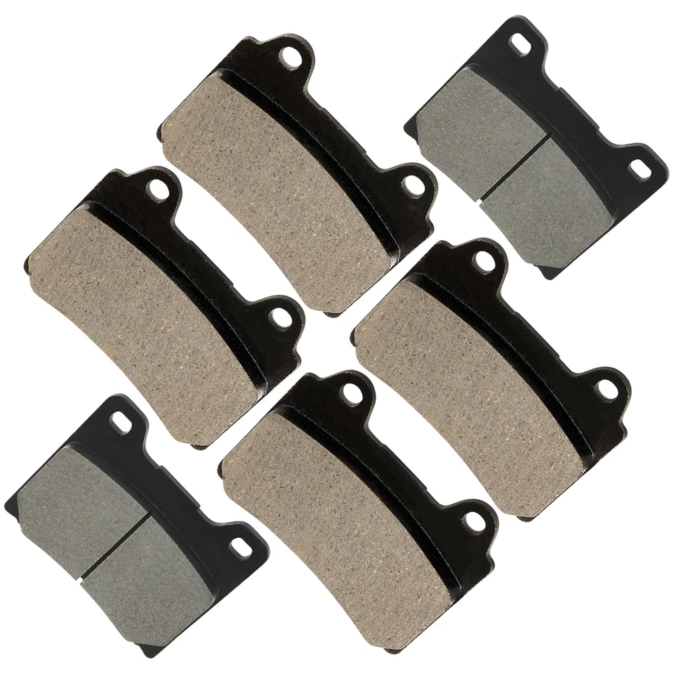 Front Rear Brake Pads for Yamaha FJ1200 FJ12 1989 1990 1991 1992 Front Rear Pads - Image 4 of 4