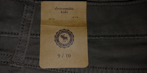 ABERCROMBIE KIDS GIRL'S ARMY GREEN COTTON/VISCOSE/SPANDEX SKIRT-9/10-NWT-$34 - Picture 3 of 4
