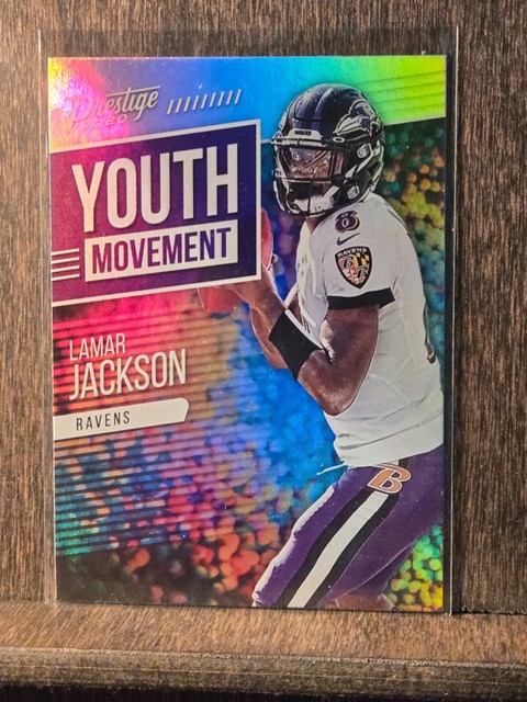 2020 Panini Prestige #YM-LJ Lamar Jackson Youth Movement Insert