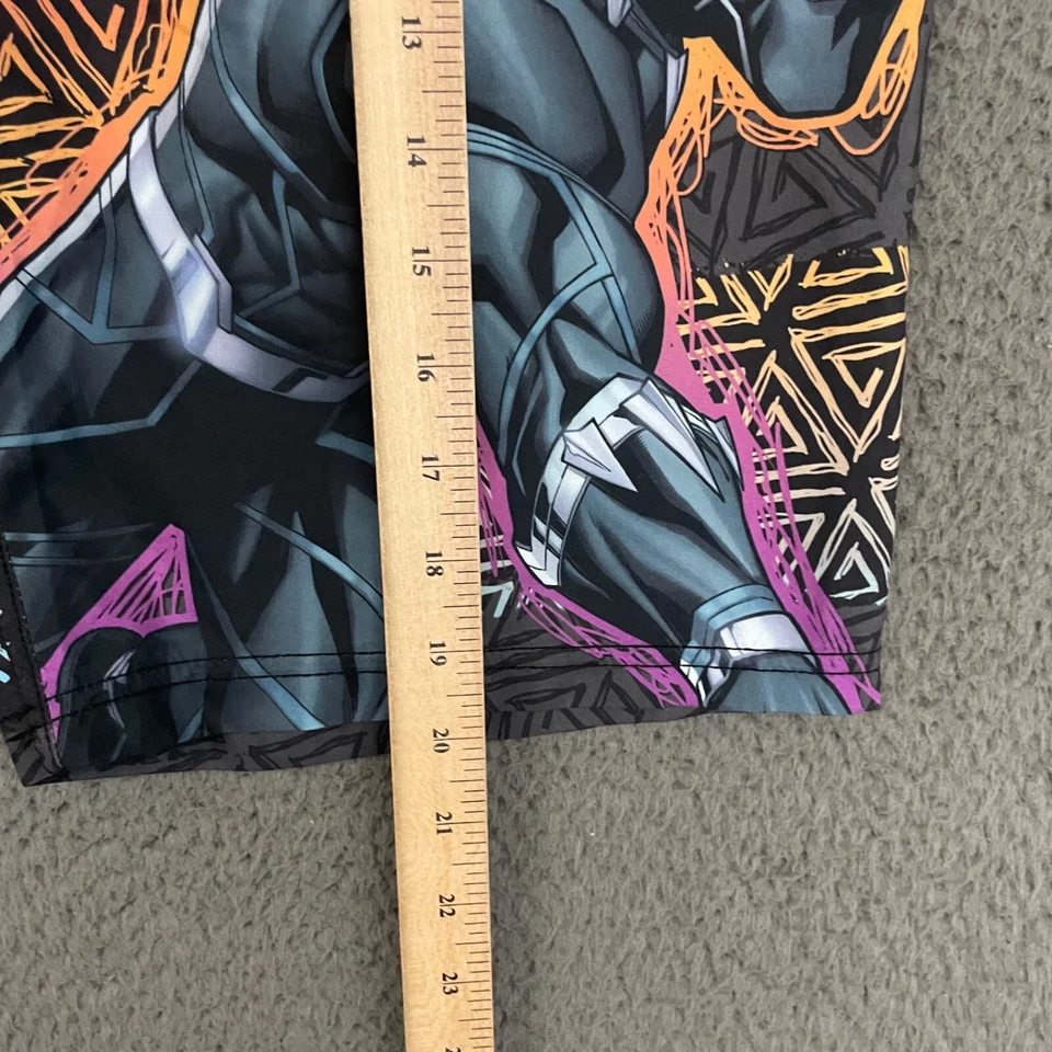 Bañador Marvel Niños Grande Negro Pantera Cómics Forrado Playa Informal Foto 3 de 4