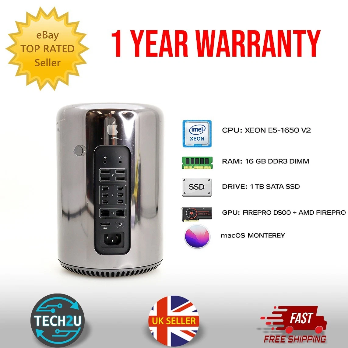 Apple Mac Pro 1TB Desktops & All-In-One Computers for sale | eBay UK