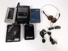 5 Vtg Cassette Tape Player Recorder Portable Walkman & Radios w/ Headphones READ