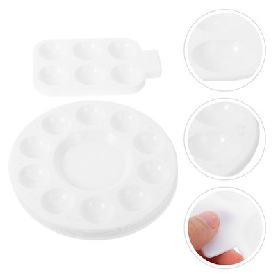  10 Pcs Farbwanne Farben Mischpalette Farbpalette Farbpalettentablett