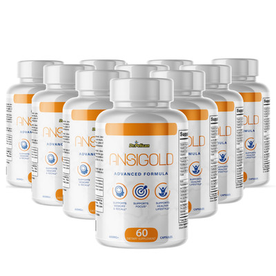 Ansigold- Brain Support- 10 Bottles- 600 Capsules