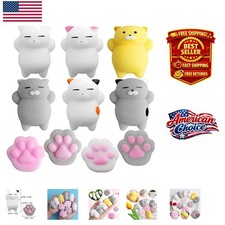 10 Pcs Portable Mochi Cat Toys - Stress Relief  Creative Play for All Ages