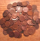 New ListingLot of 100 Indian Head Pennys 1880s + 1890s Only! Culls 2 Rolls