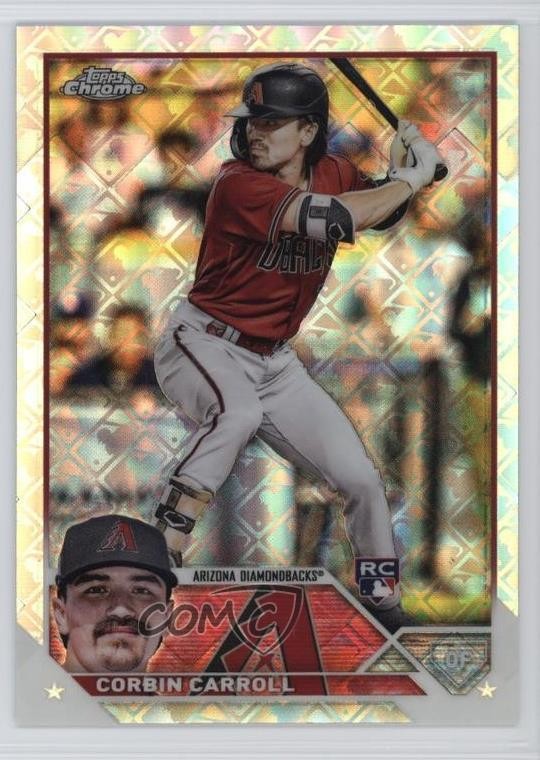 2023 Topps Chrome Logofractor Edition Corbin Carroll #95 0bg8