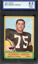 1963 TOPPS #89 FORREST GREGG ISA 8.5 PACKERS HOF  *ADT4900