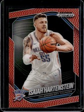 2024-25 Panini Prizm Black Isaiah Hartenstein Basketball Prizm #/225 Thunder