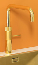 Quooker Fusion Mixer Boiling Tap Pro 3 - Gold, with CUBE unit and plug