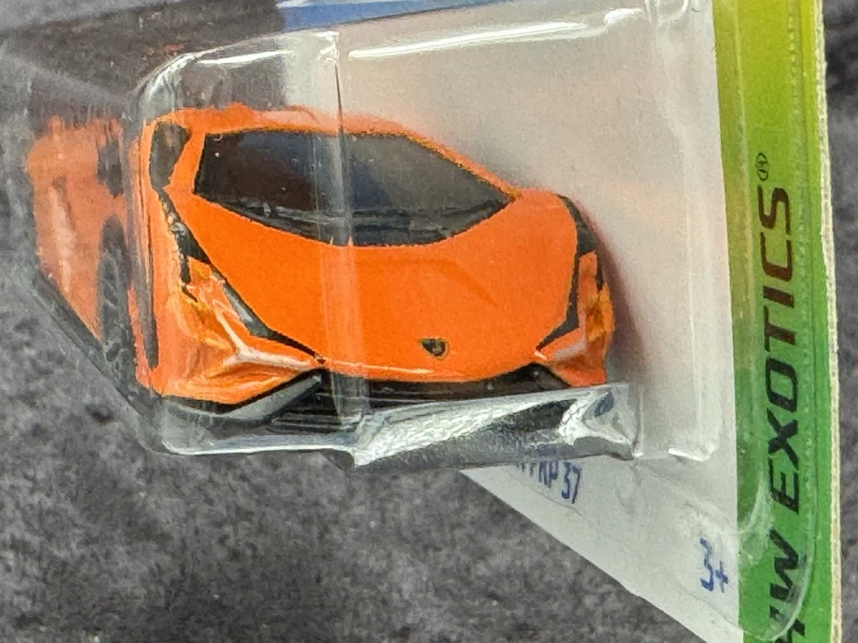 Hot Wheels 2024 HW Exotics 1/10 Orange Lamborghini SiΓ‘n FKP 37 - Image 4 of 4