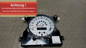 Tachoeinheit / Kombiinstrument Mini (bmw) Mini One R50 / R53 62116978319 12