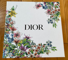 New Authentic Christian Dior Empty Floral Gift/ Accessory Box 8x8x4