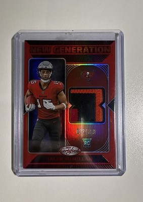 2024 Panini Certified New Generation Jerseys Jalen McMillan #NGS-JMN Red /199