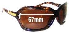 SFx Replacement Sunglass Lenses fits Smith Melrose - 67mm Wide