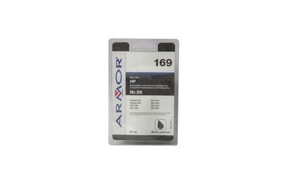 Armor 169 Kompatibel Patrone zu HP C6656AE/Nr. 56, Schwarz, ca. 21 ml