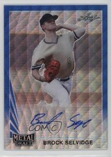 2021 Leaf Metal Draft 1990 Blue Wave 18/20 Brock Selvidge #LA-BS1 Auto nd3
