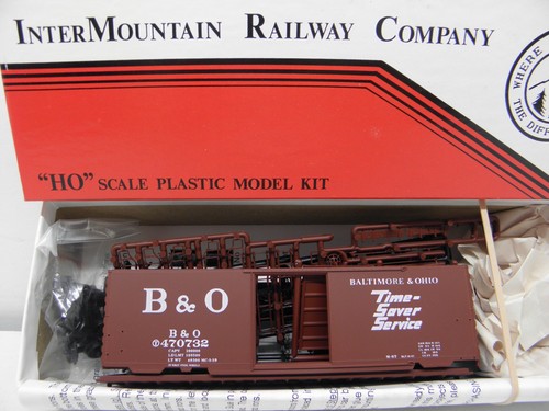 INTER MOUNTAIN - PS-1 BOXCAR - BALTIMORE & OHIO #470732 - ESCALA HO - KIT | Zustand: New