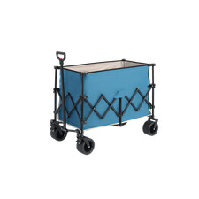 Beach Cart Foldable 220 lbs Capacity Large Wheels All-Terrain Tires Cup Holder